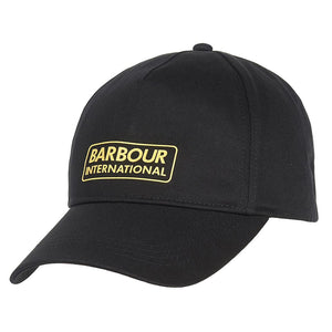 Endurance Black Baseball Hat MHA0718-BK11-FW21  BARBOUR INTERNATIONAL 