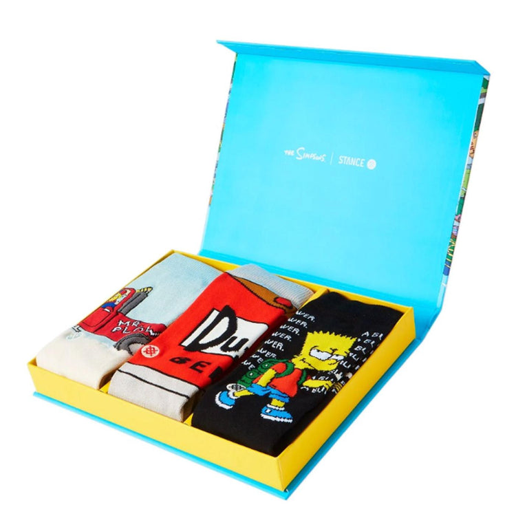 Simpson Box Set Socks - Set da Tre Paia di Calzini Multicolore A555D22THS  STANCE 