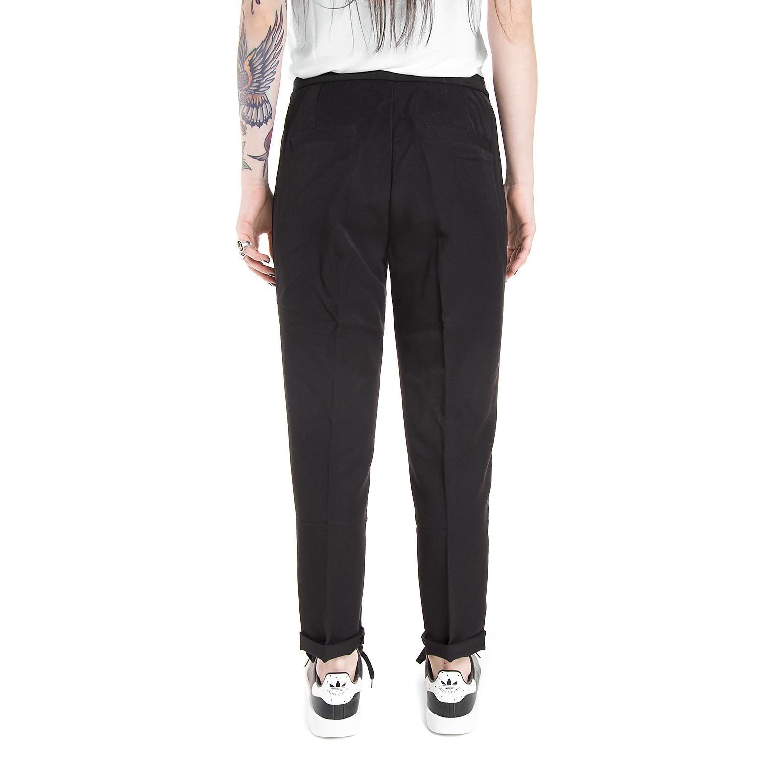 Wm Halle Pants - Black - Pantaloni Chino Donna Neri 6170e54-999 . MINIMUM 