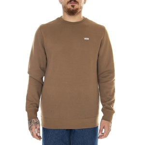 Mn Comfycush Crew Fleece Sepia - Felpa Girocollo Uomo Marrone VN0A4POD0E01  VANS 