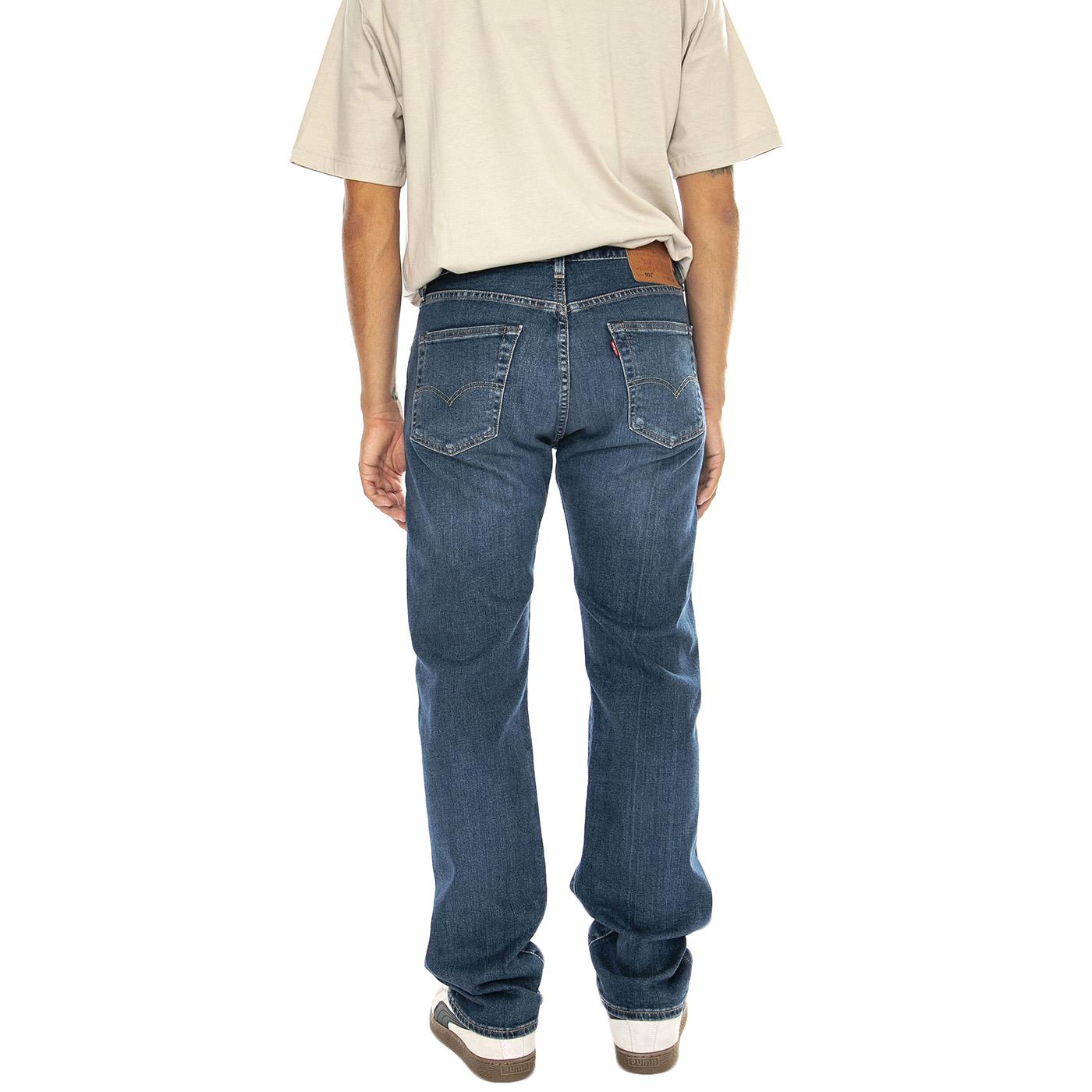 Autunno / Inverno - Pantaloni Denim Jeans Uomo Blu - 01 Levi's Original I Cry Alone Dark Indigo Worn In 00501-3215 . LEVIS 