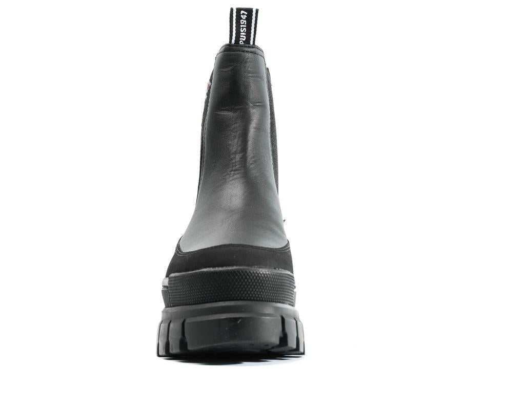 Revolt Chelsea Ranger Black / Black - Scarpe Profilo Alto Donna Nere PAS98356-001-M  PALLADIUM 
