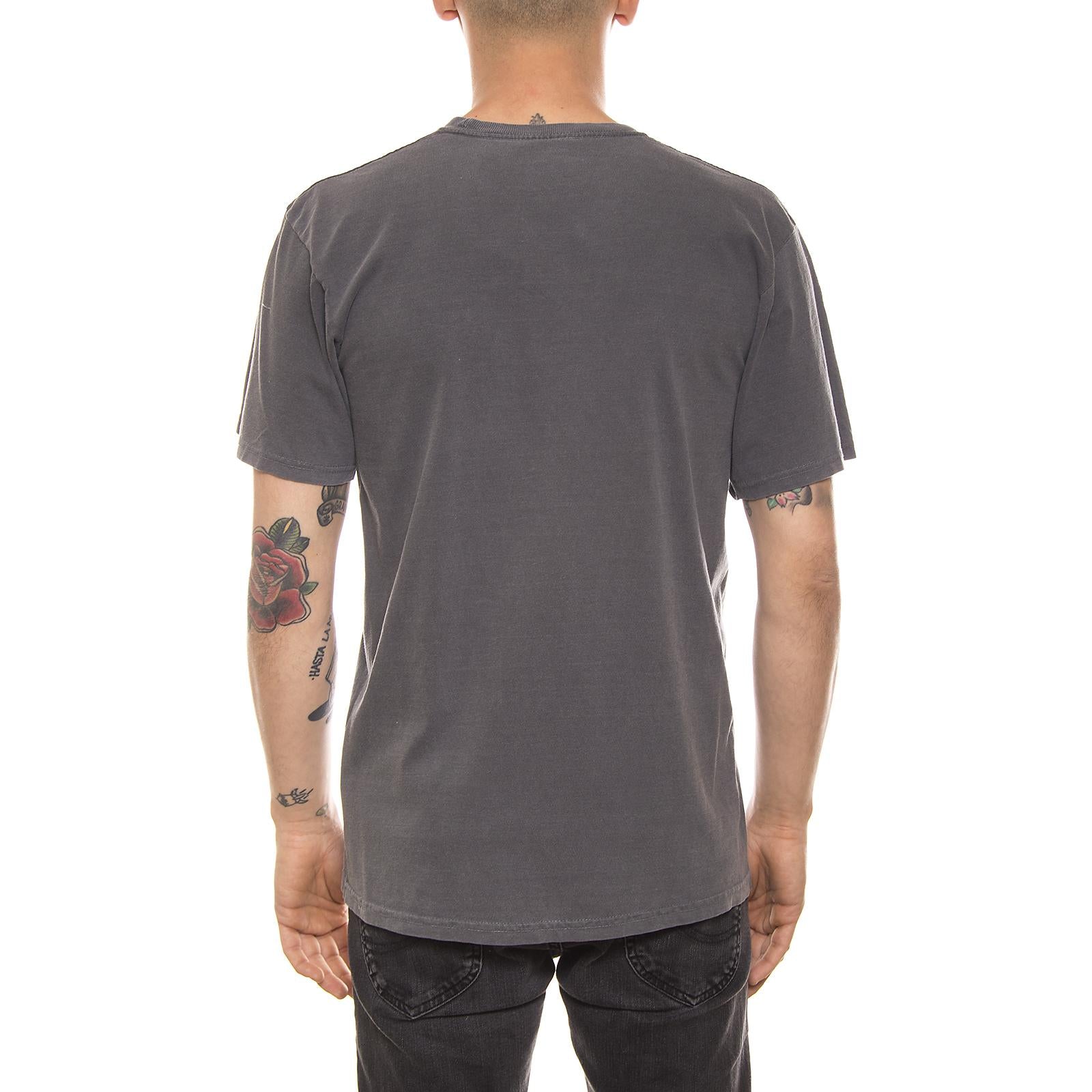 STUSSY STITCH PIG. DYE PKT TEE BLACK 1944041-BLACK  STUSSY 
