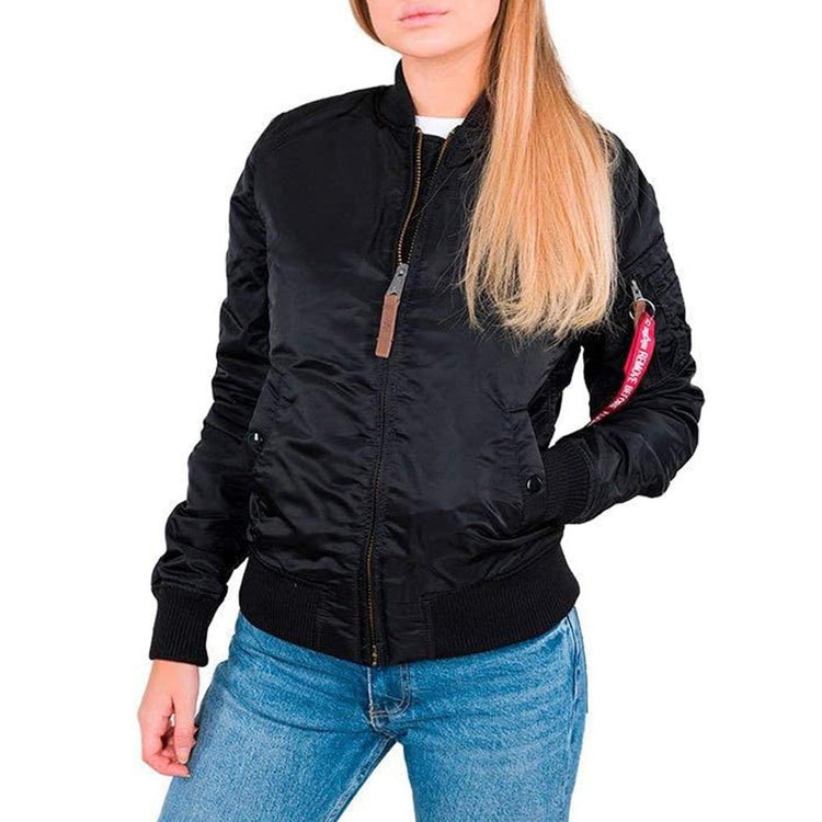 WM MA-1 VF 59 - BLACK - Giacca Invernale Donna Nera 52087_4 . ALPHA INDUSTRIES 