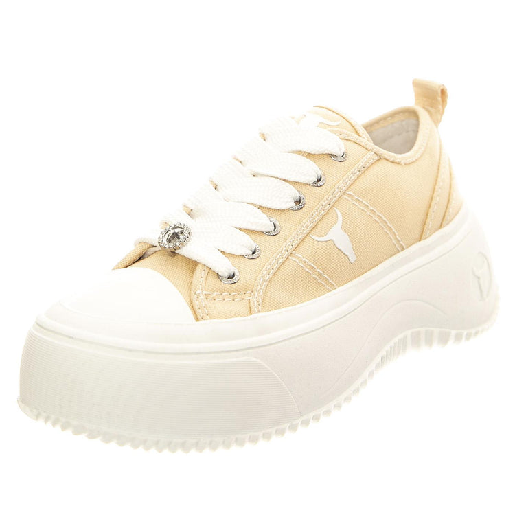 Intentions Sand / White Canvas / Brave White - Scarpe Donna Beige WSPINTENTIONS-SANWHT  WINDSOR SMITH 