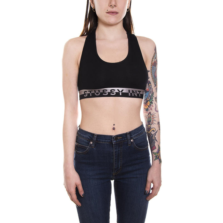 METALLIC X BACK TOP BLACK 213049-BLACK  STUSSY 