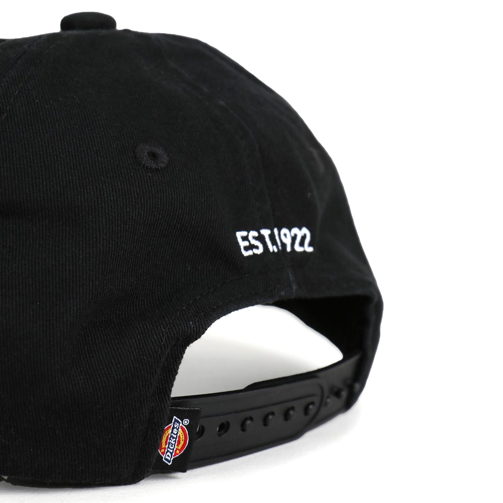 6-Panel Logo Black Cap DK0A4TKVBLK1  DICKIES 