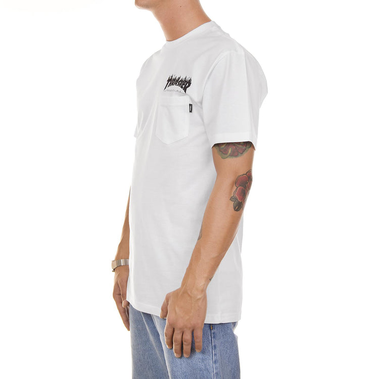 MN THRASHER SS TEE White VA36M3WHT  VANS 
