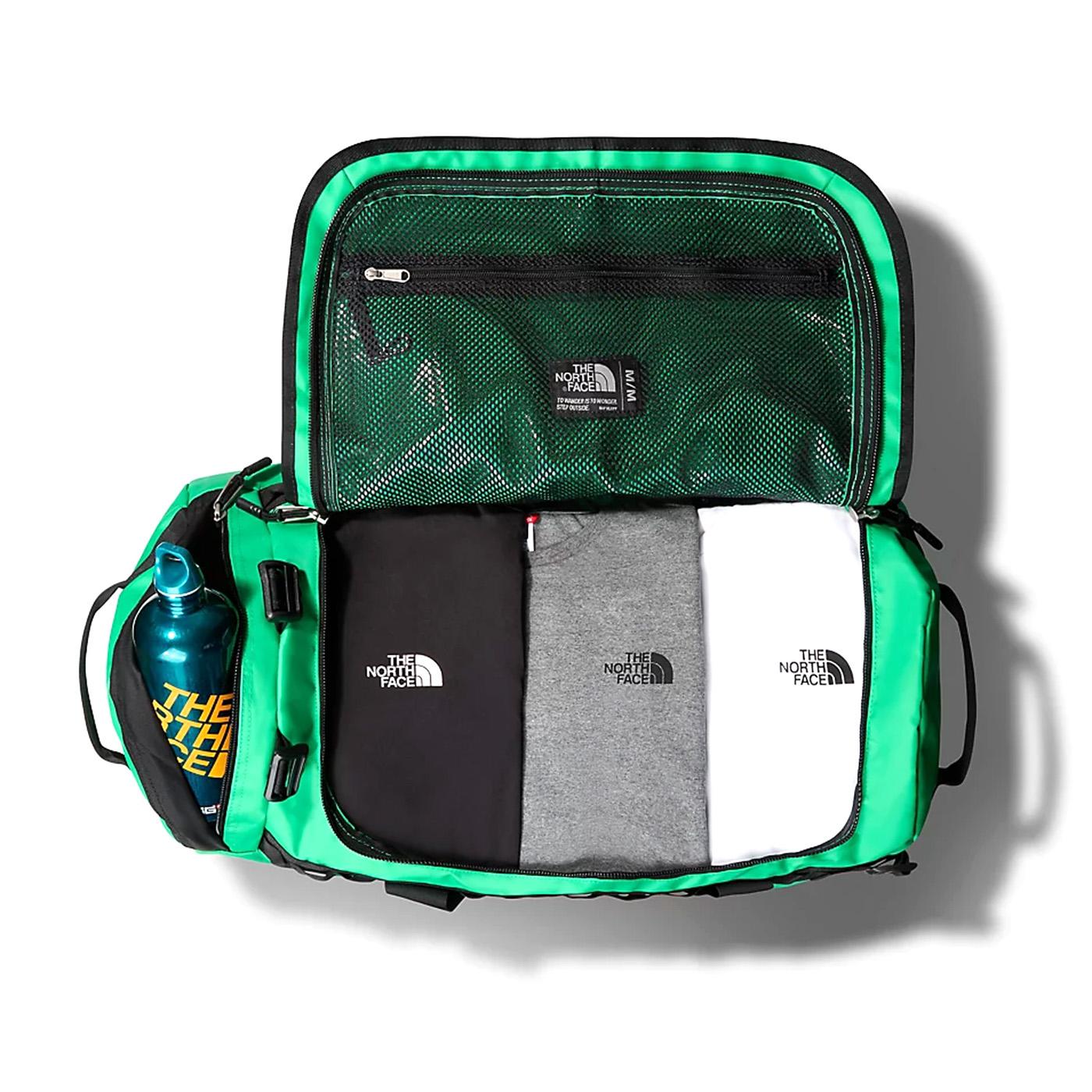 Base Campel Duffle - M Base Camp Optic Emerald / Tnf Black - Borsa da Viaggio Verde NF0A52SAROJ1  THE NORTH FACE 
