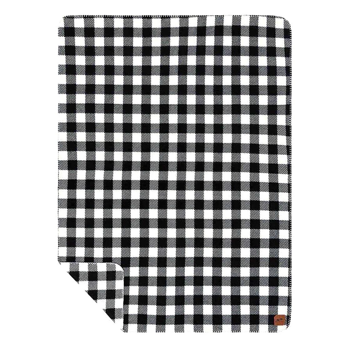 Yukon - Coperta Bianca / Nera / Checker ST473-WHITE  SLOWTIDE 