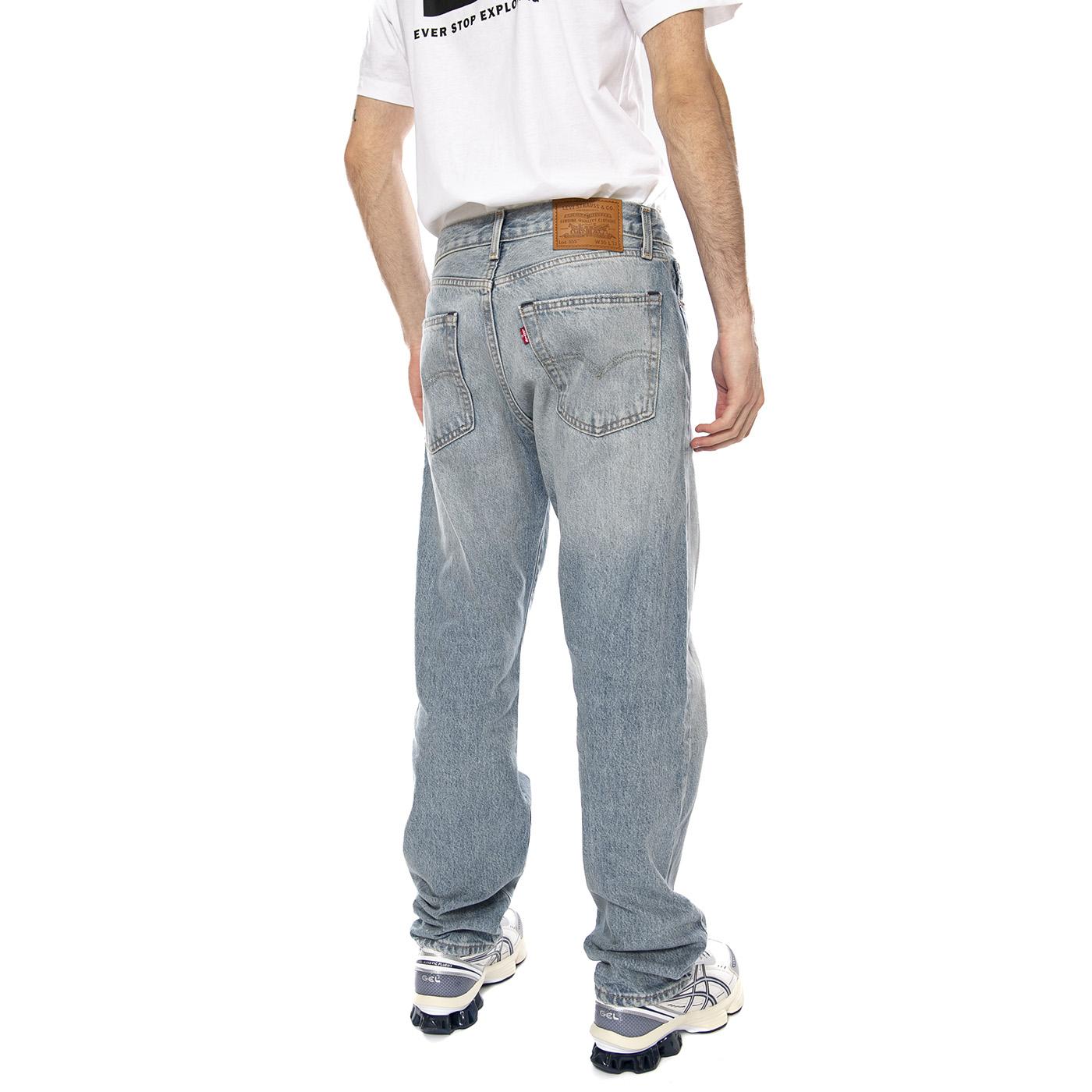 JEANS 555 TENSION DESTRUCTED - Pantaloni Denim Uomo Blu 000LO 0054 LEVIS 