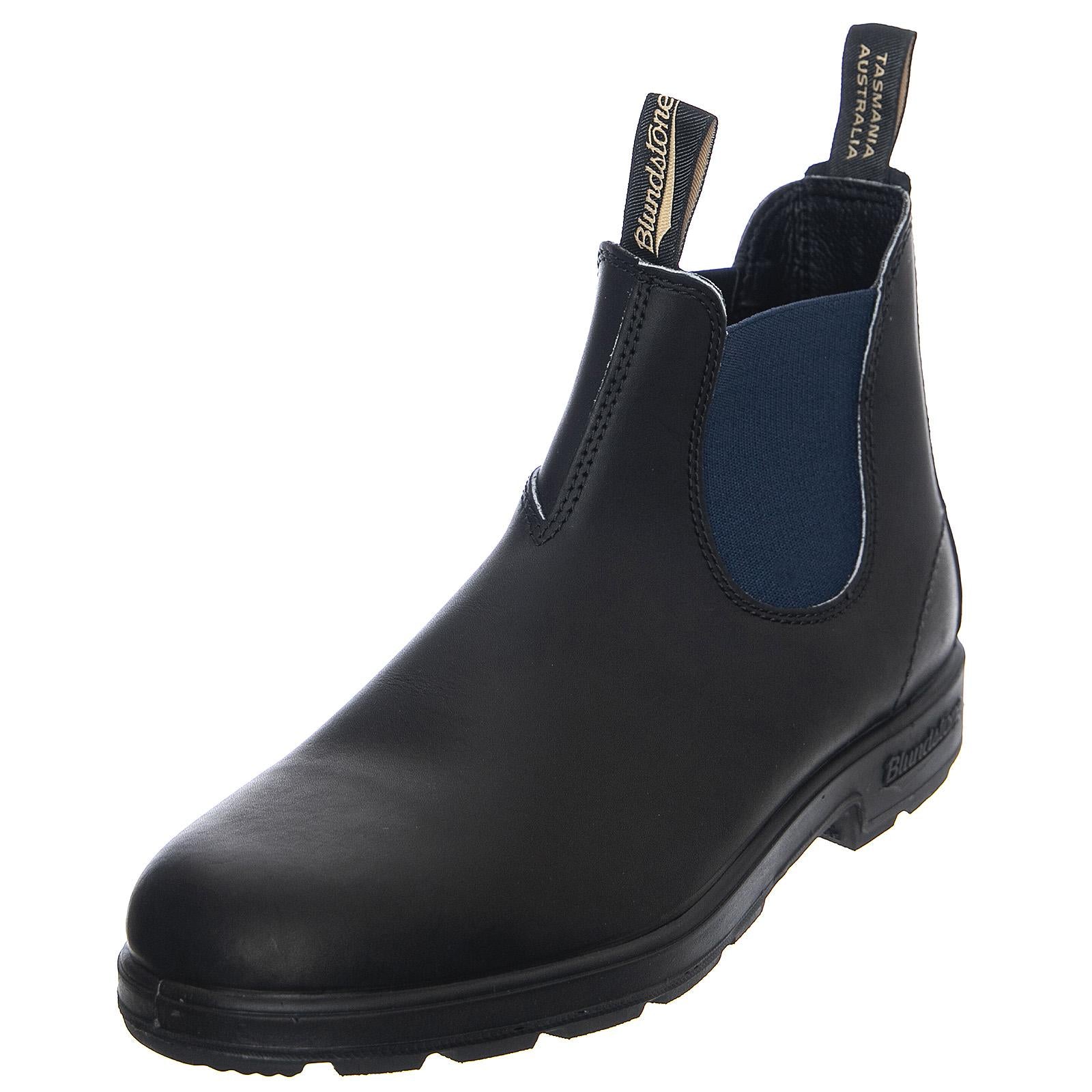 Classic Leather 1917 Ankle Boots - Black / Purple - Stivaletti Uomo Neri / Viola 1917-1917-FW20 . BLUNDSTONE 