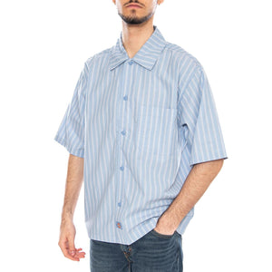 Venedocia Stripe Shirt Navy Stripe - Camicia Maniche Corte Uomo Blu DK0A88GU L39 DICKIES 
