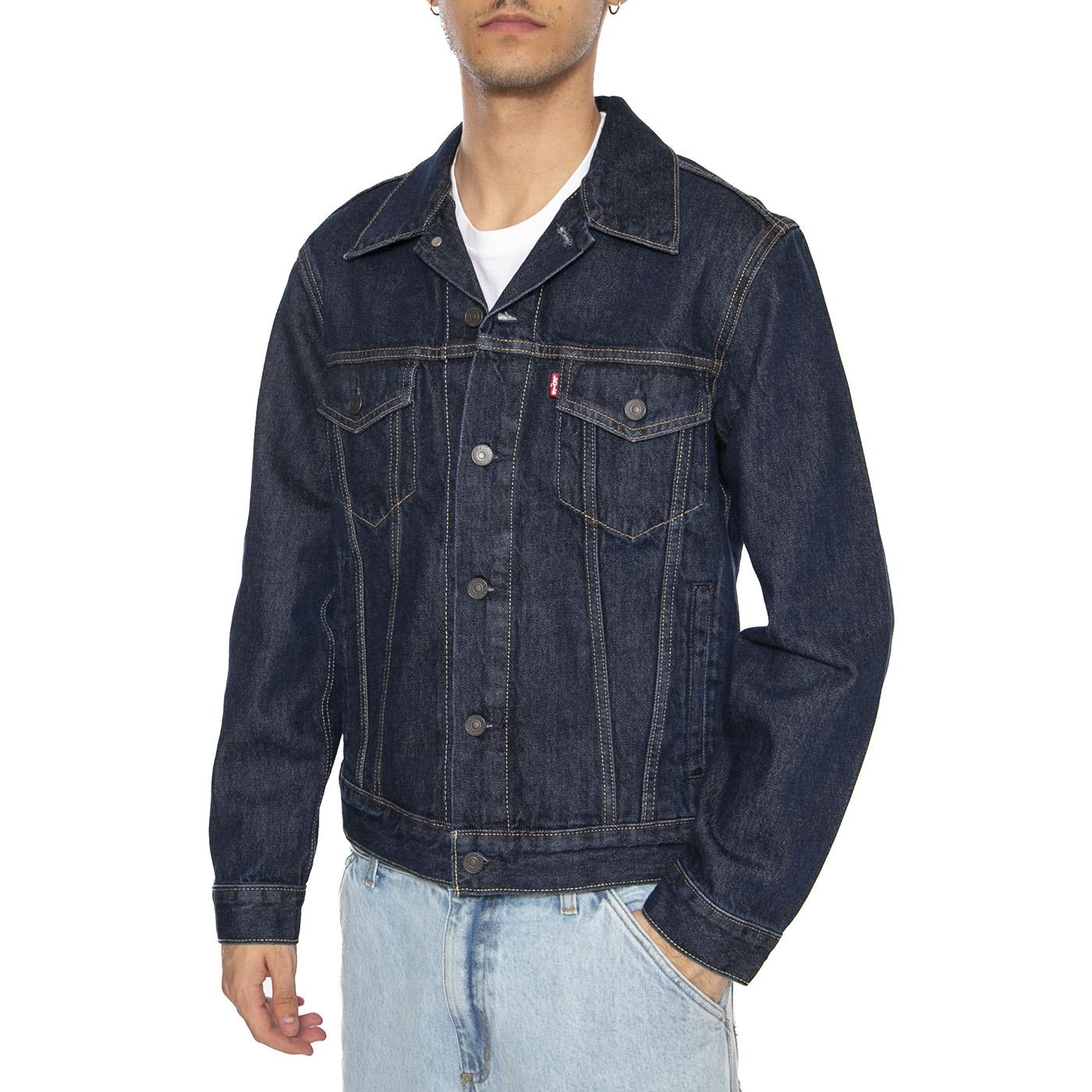 Levis THE TRUCKER JACKET Mare - Giacca Blu Uomo 72334-0557  LEVIS 