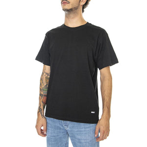 Standard Organic Tee SS 2 Pack Essential Black - Confezione da Due Magliette Girocollo Uomo Nere 131080300-BLK  OBEY 
