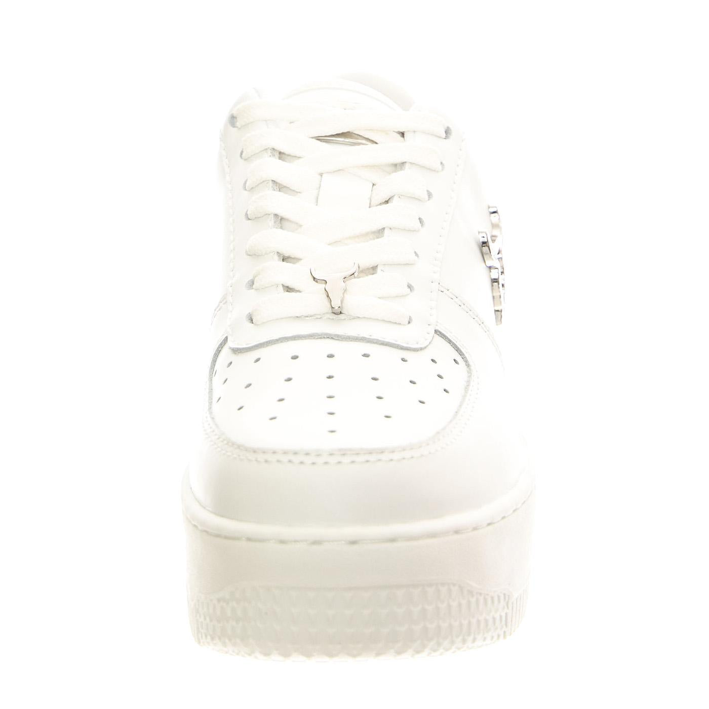 Rise White / Silver Brave 3D White - Scarpe Donna Bianche WSPRISE-WHISIL  WINDSOR SMITH 