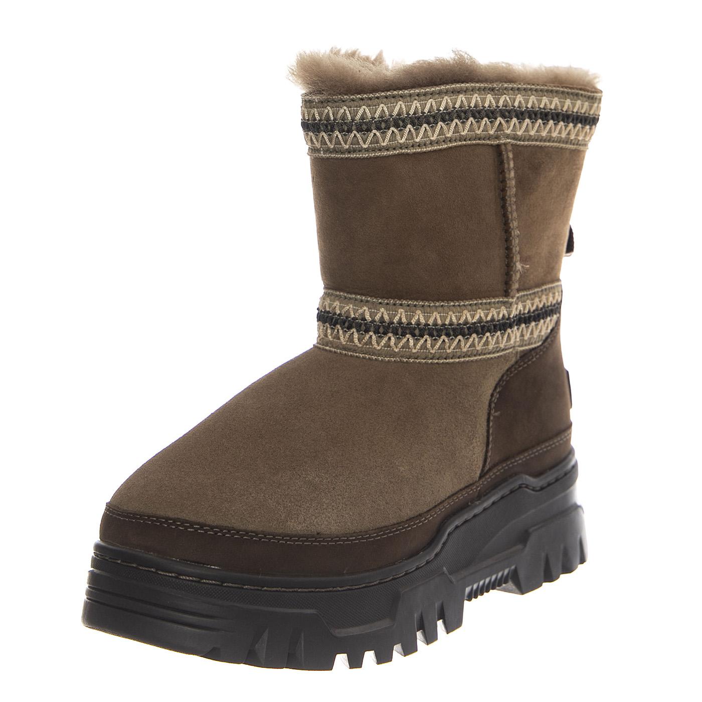 W Classic Mini Trailglazer Hickory - Stivali Donna Marroni UGSCLMTRHCK1158322W  UGG 