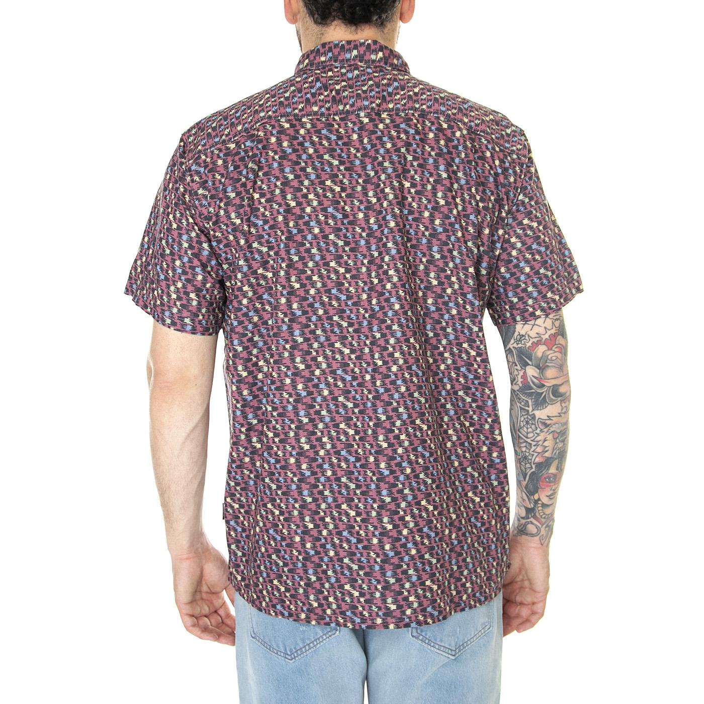 M's Back Step Shirt Intertwined Hands Evening Mauve - Camicia Maniche Corte Uomo Multicolore 53139-IHMA  PATAGONIA 