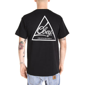 NEXT ROUND 2 PREMIUM S/S TEE BLACK / WHITE 165361005-BKWT  OBEY 