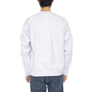 Established Works Bold Crew II Fleece Light Grey - Felpa Girocollo Uomo Grigia 112480152 AGRY OBEY 