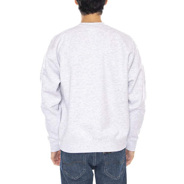Established Works Bold Crew II Fleece Light Grey - Felpa Girocollo Uomo Grigia 112480152 AGRY OBEY 