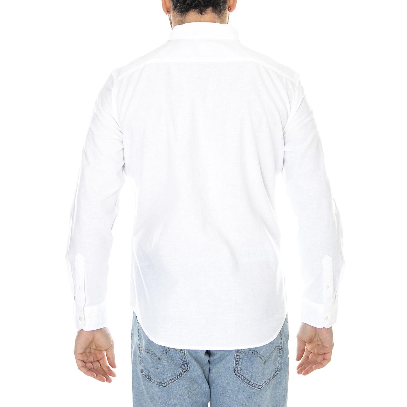 LS Battery Hm Shirt Slim White Neutral - Camicia Uomo Bianca 86625-0002  LEVIS 