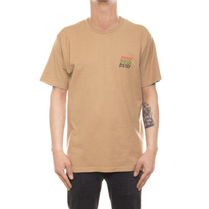 JAH BLESS TEE LIGHT BROWN 1904019-LIGHT BROWN  STUSSY 