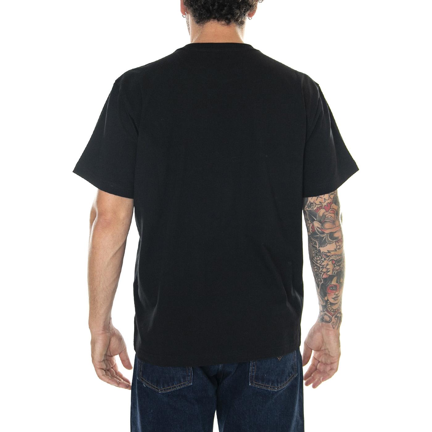 M' Establihsed Works Bold Tee SS Black - Maglietta Girocollo Uomo Nera 131080330-BLK  OBEY 