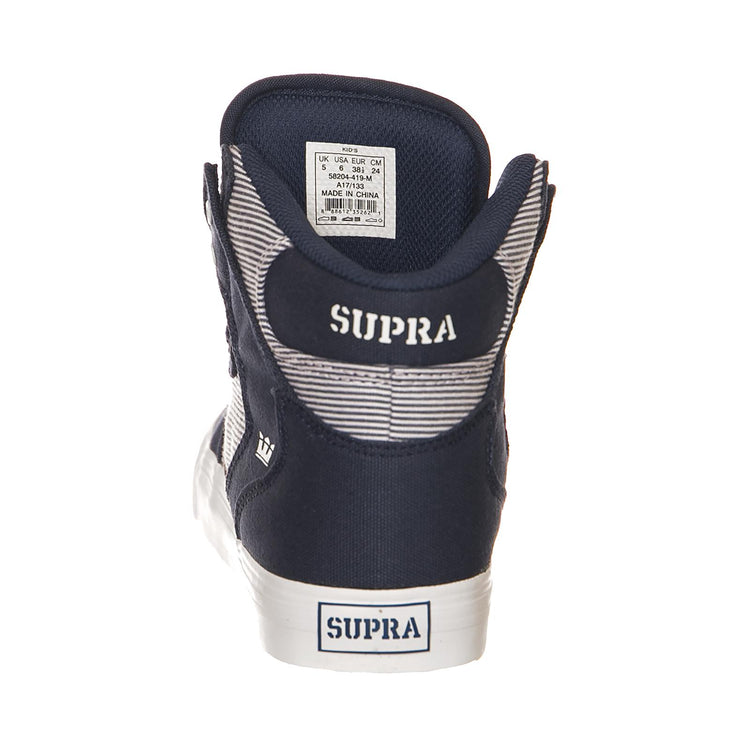 Kids Vaider Scarpe - Blue / White Cornestone - Scarpe Alte Bambino Multicolore 58204-419-M  SUPRA 