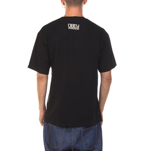 DEFEND DIGNITY BASIC S/S TEE M BLACK 86214_4  OBEY 