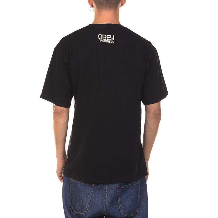 DEFEND DIGNITY BASIC S/S TEE M BLACK 86214_4  OBEY 
