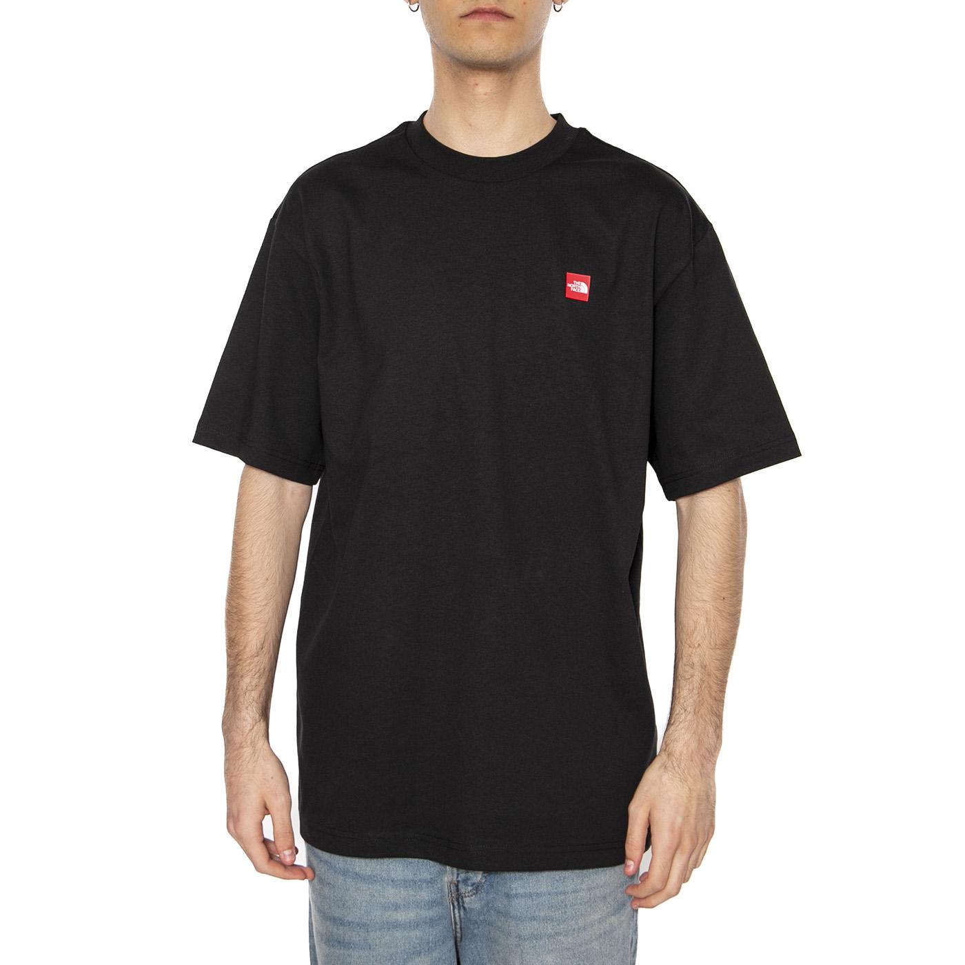 Unisex Axys Oversized S/S Tee - Maglietta Girocollo Uomo Nera NF0A8C1RJK31  THE NORTH FACE 