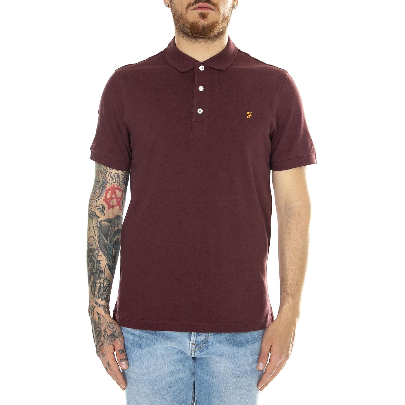 Blanes SS Polo - Polo Uomo Bordeaux F4KSB068-626  FARAH 