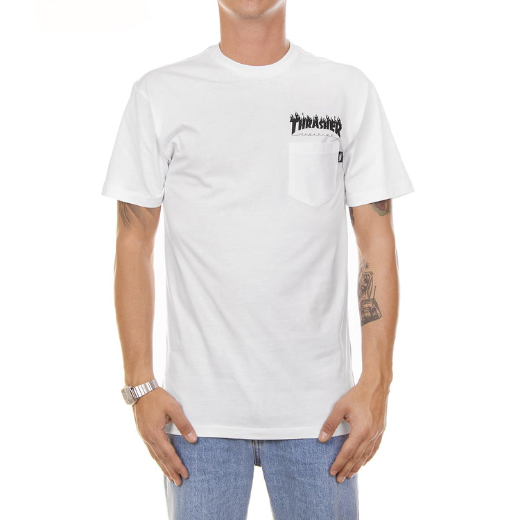 MN THRASHER SS TEE White VA36M3WHT  VANS 
