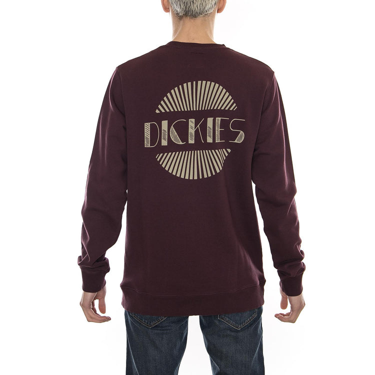 WINTERS Maroon - Felpa Girocollo Uomo Bordeaux 02 200197-MR . DICKIES 