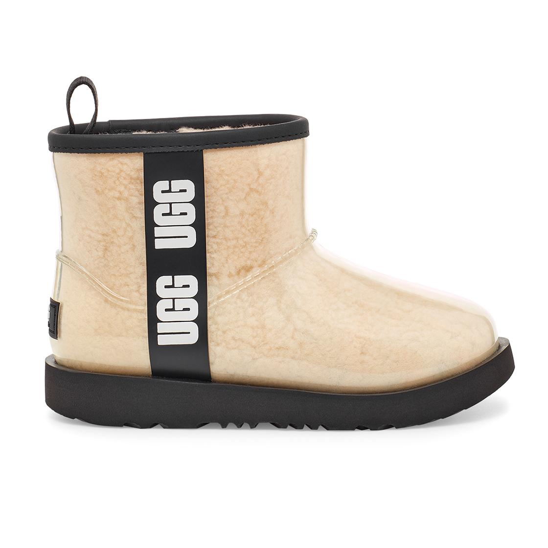 Classic Clear Mini II Natural / Black - Stivaletti Bambino / Bambina Beige UGKCLCLEMNB1112386K  UGG 