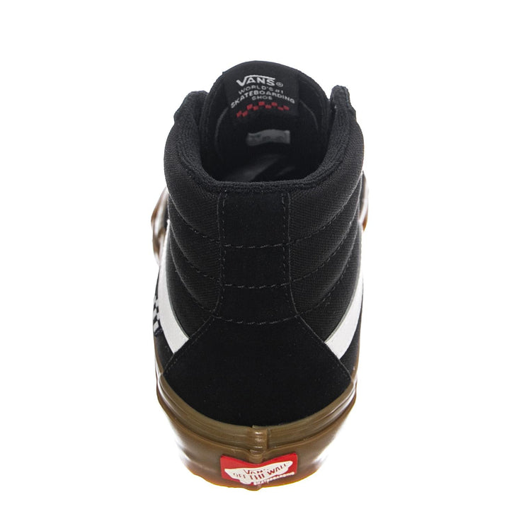 Skate SK8-HI Black Shoes - Scarpe Stringate Collo Alto Uomo Nere VN0A5FCC B9M1 VANS 
