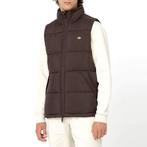 WALDENBURG VEST JAVA - Giacca Smanicata Uomo Marrone DK0A4Y2KD711 . DICKIES 