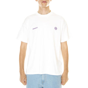 M' Logo Tee White - Maglietta Girocollo Uomo Bianca SS23-Logo Tee White  FUNKY 