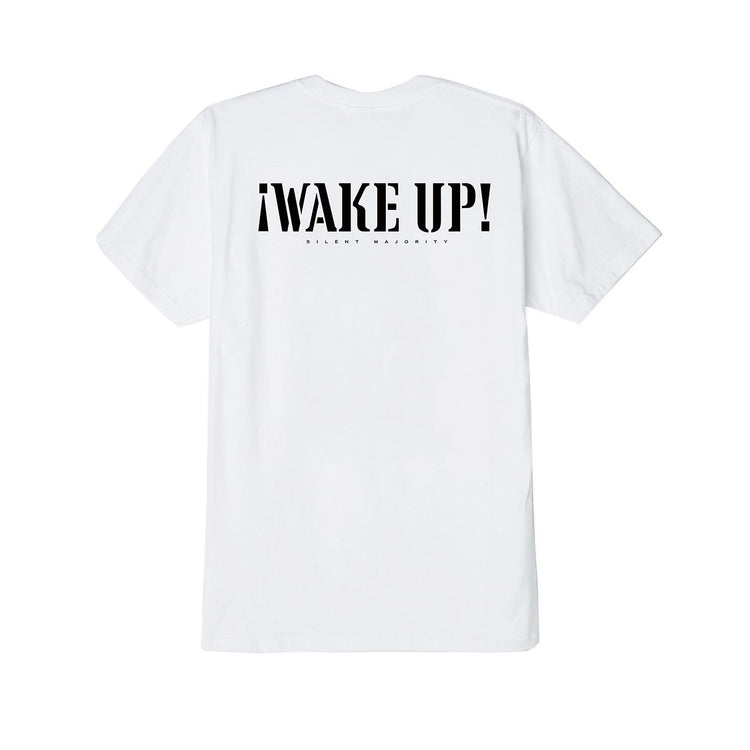 OBEY WAKE UP SILENT MAJORITY WHITE 165361698-WHT  OBEY 