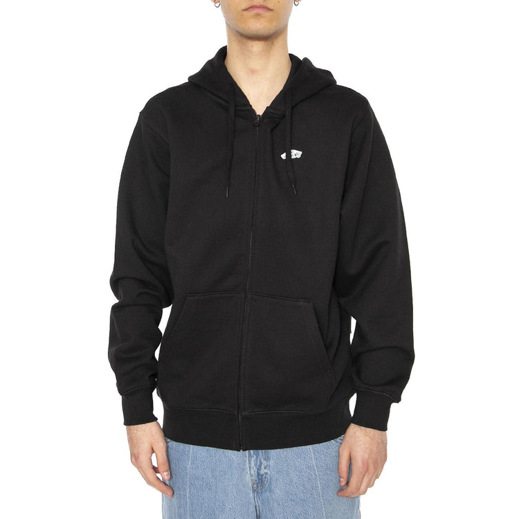 Syle 76 II Loose FT FZ PO Black/White - Felpa con Cappuccio Uomo Nera VN000P53Y281  VANS 