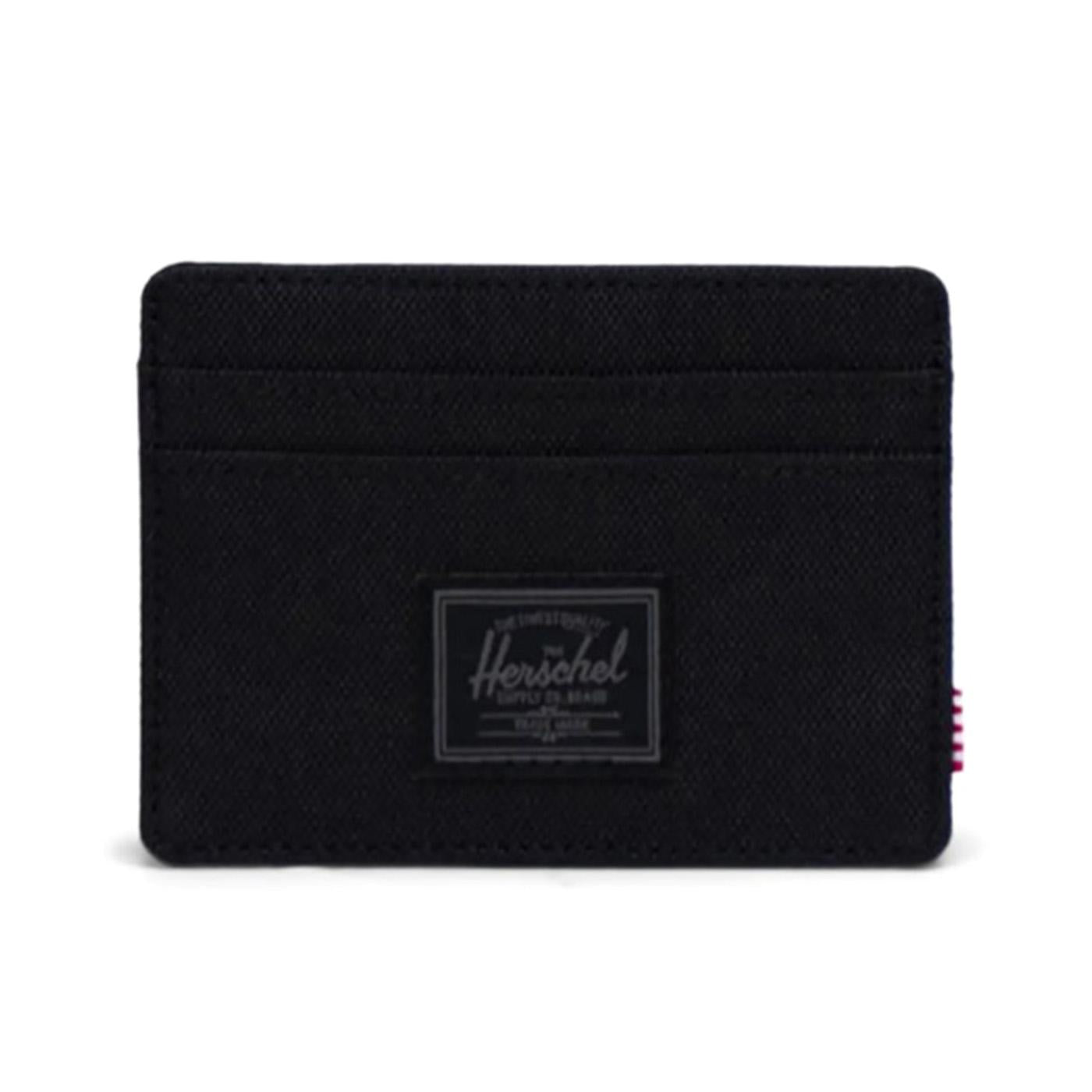 Charlie Cardholder Black Tonal - Portacarte Nero 30065-05881-OS  HERSCHEL 