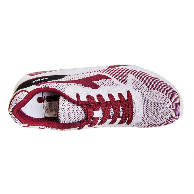 V7000 WEAVE WHITE/TIBETAN RED/BLACK 501.170476-C6665  DIADORA 