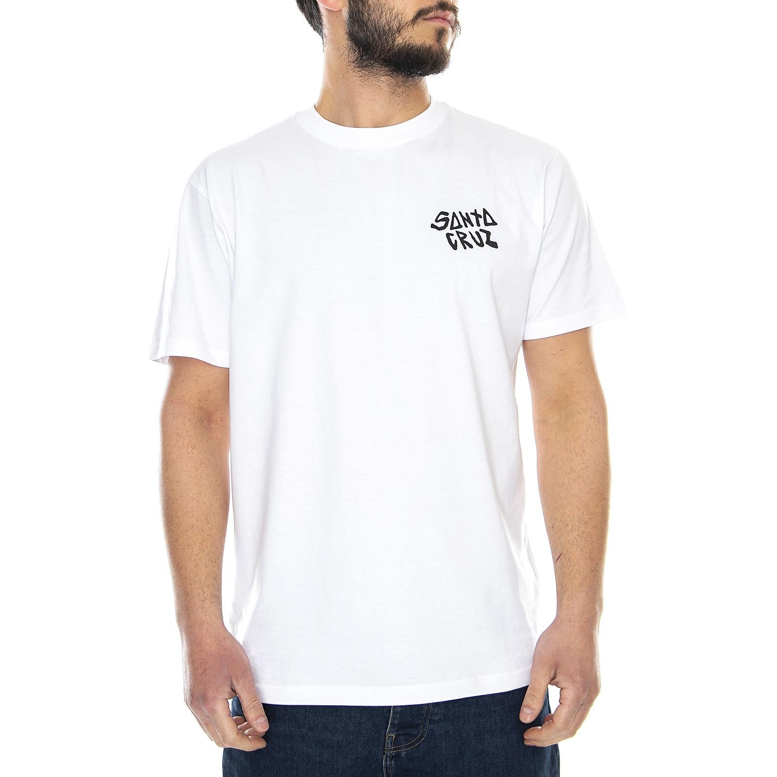  Black Magic Hand T-Shirt White  SANTA CRUZ 