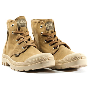 Pampa Hi Olive / Warmsand - Scarpe Stringate Profilo Alto Donna Marroni PAS92352-303-M  PALLADIUM 