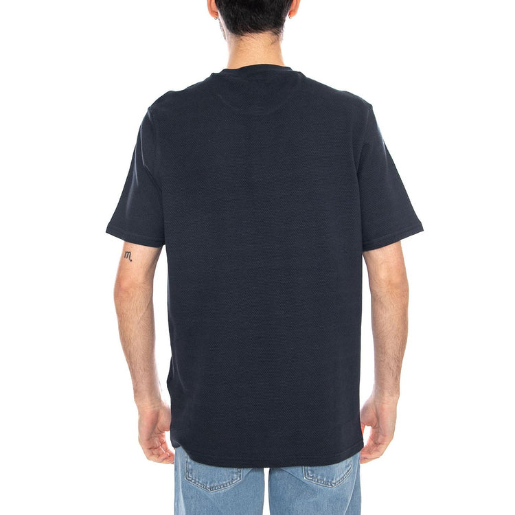 Popcorn Jacquard T-shirt Navy Blue - Maglietta Girocollo Uomo Blu TS2406V Z27 LYLE & SCOTT 