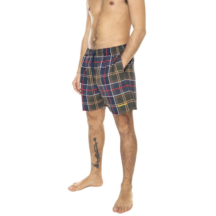 M' Tartan Swim Short Classic - Costume da Bagno Uomo Tartan / Multicolore MSW0010-TN11-SS23  BARBOUR 