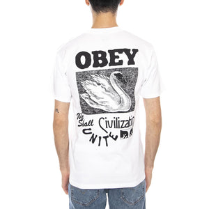 Obey Civilization Tee White -- Maglietta Girocollo Uomo Bianca 165264205 WHT OBEY 
