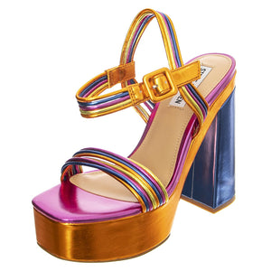 Pin-Up Org Multi - Sandali Donna Multicolore SMSPIN-UP-ORG  STEVE MADDEN 