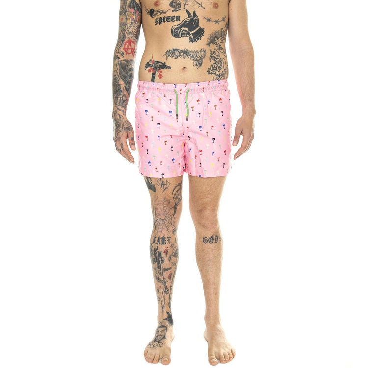 Palm Swimshorts 3300 - Costume da Bagno Uomo Rosa PAL116-3300-3300  HAPPY SOCKS 